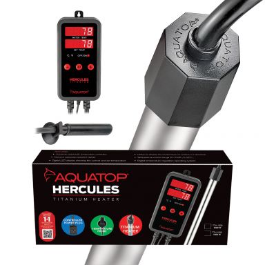 AQUATOP 1000W Hercules Titamium Heater w/ Digital Controller for Aquariums 200-300 Gallons, TTH-1000